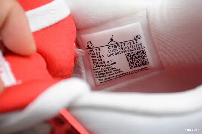 Reps TBkick Red 4 Air CT8527-112 Metallic Jordan 0616